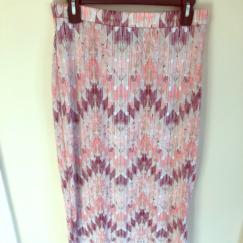 Tribal Printed Maxi Skirt